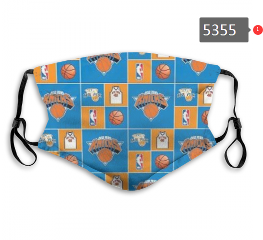 2020 NBA New York Knicks #2 Dust mask with filter->nba dust mask->Sports Accessory